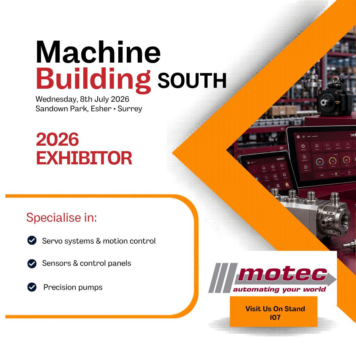 Visit Us On Stand 107